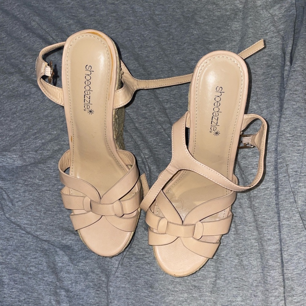 Krystal Platform Espadrille Wedge size 9